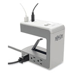 Surge Protector, 6 AC Outlets/2 USB-A and 1 USB-C Ports, 8 ft Cord, 1,080 J, Gray