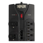 Protect It! Surge Protector, 12 AC Outlets, 8 ft Cord, 2,880 J, Black