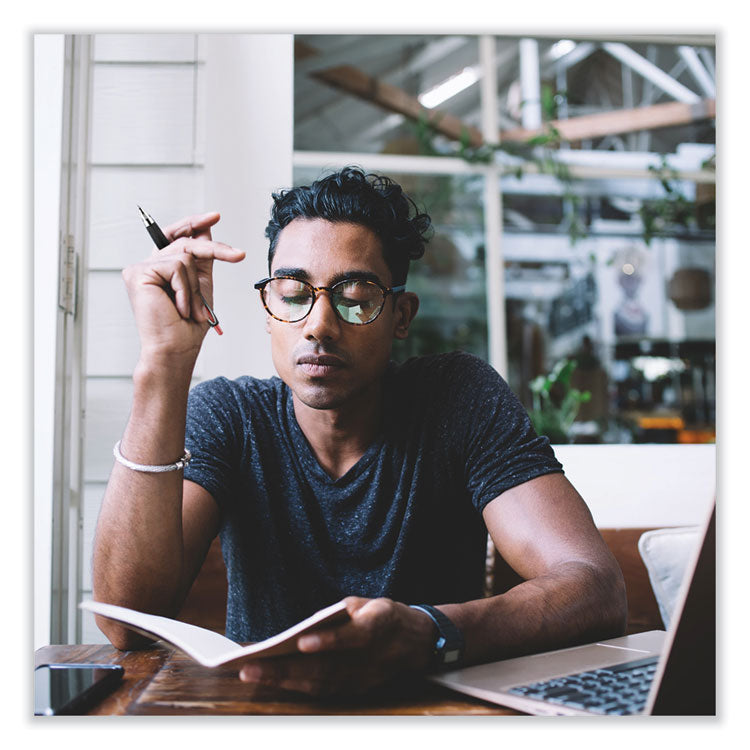 207 Ultra Micro Gel Pen, Retractable, Ultra-Micro 0.38 mm, Blue Ink, Clear/Black Barrel