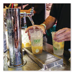 GreenStripe PLA Cold Cups, 32 oz, Plastic, Clear, 1,000/Carton