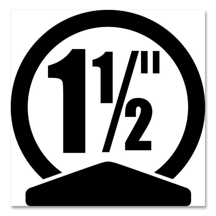 Flexi-View Binder With Round Rings, 3 Rings, 1.5" Capacity, 11 X 8.5, Black