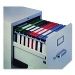 Hanging Storage Flexible Non-View Binder With Round Rings, 3 Rings, 1" Capacity, 11 X 8.5, Red