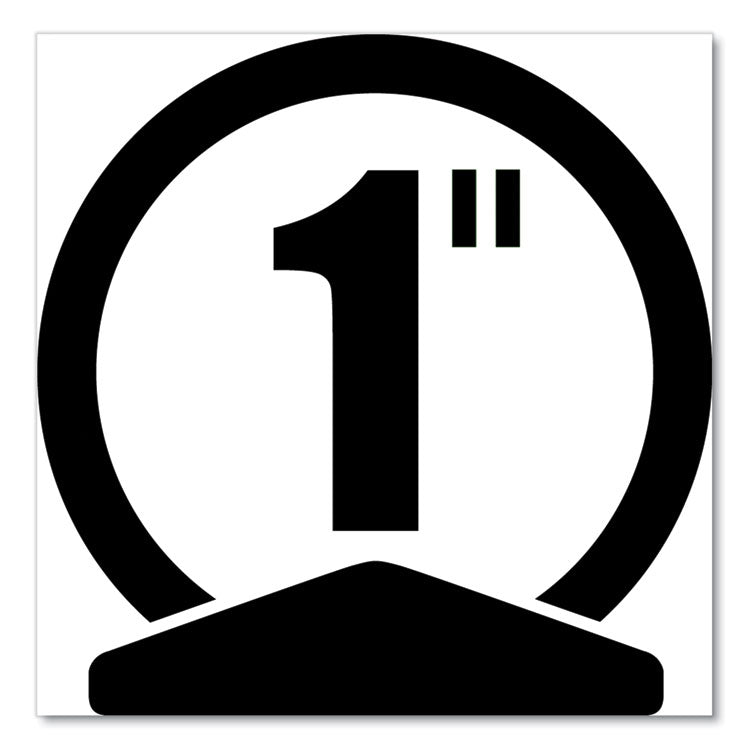 Flexi-View Binder With Round Rings, 3 Rings, 1" Capacity, 11 X 8.5, Black