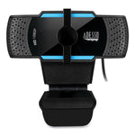 CyberTrack H5 1080P HD USB AutoFocus Webcam with Microphone, 1920 pixels x 1080 pixels, 2 Mpixels, Black