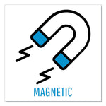 Magnetic Calendar Combo Board, Monthly Planning/Scheduling, 48" x 18", White Surface, Satin Aluminum Frame