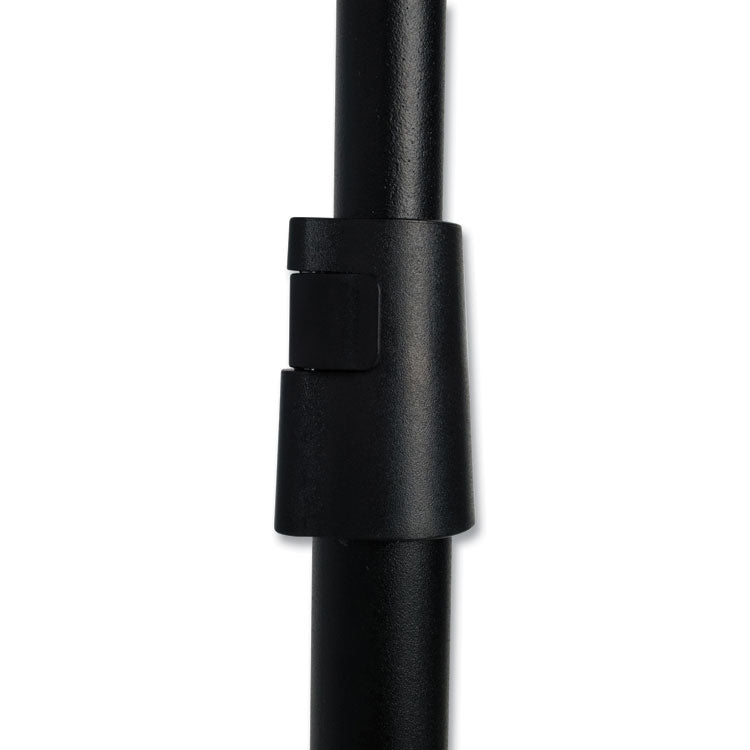 Magnetic Dry Erase Floor Stand Signs, White 15" x 11" Rectangle Surface, Black/Silver Frame, 15" x 10" x 40" to 68"