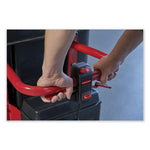 0.5 cu yd Motorized Roto Tilt Truck, 850 lb Capacity, Black