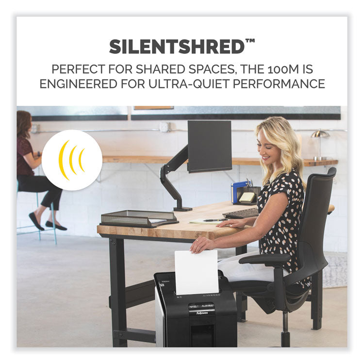 Automax 100m Auto Feed Micro-Cut Shredder, 100 Auto/10 Manual Sheet Capacity