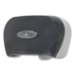 Two-Roll Bathroom Tissue Dispenser, 13.56 x 5.75 x 8.63, Smoke
