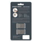 Speedy-Wrap Magnetic Cable Wrap, 0.82" X 10", Gray, 2/pack