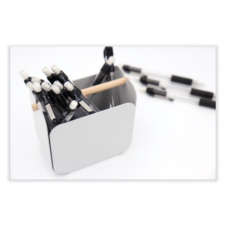 Z-Grip Mechanical Pencil, 0.5 mm, HB (#2), Black Lead, Clear/Black Barrel, Dozen