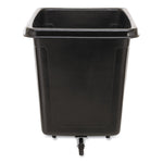 Cube Truck, 59 gal, 300 lb Capacity, Plastic, Black