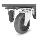 Cube Truck, 59 gal, 300 lb Capacity, Plastic, Black