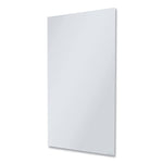 InvisaMount Vertical Magnetic Glass Dry-Erase Boards, 42" x 74", White Surface