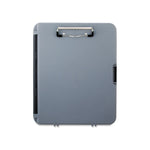 WorkMate Storage Clipboard, 0.5" Clip Capacity, Holds 8.5 x 11 Sheets, Charcoal/Gray