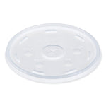 Lids for Foam Cups and Containers, Fits 32 oz/44 oz/60 oz Hot Cups, Plastic, Translucent, 1,000/Carton