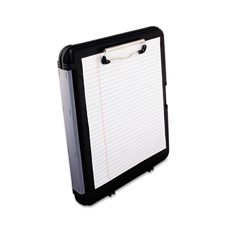 WorkMate II Storage Clipboard, 0.5" Clip Capacity, Holds 8.5 x 11 Sheets, Black/Charcoal