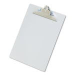 Recycled Aluminum Clipboard with High-Capacity Clip, 1" Clip Capacity, Holds 8.5 x 11 Sheets, Silver