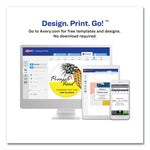 Sure Feed Printable Toppers with Bags, 1.75 x 5, White, 40/Pack