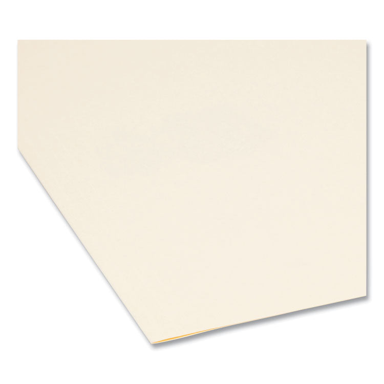 Manila File Folders, 1/3-Cut Tabs: Left Position, Letter Size, 0.75" Expansion, Manila, 100/Box