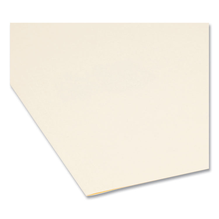 Manila File Folders, 1/3-Cut Tabs: Center Position, Letter Size, 0.75" Expansion, Manila, 100/Box