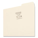 Manila File Folders, 1/3-Cut Tabs: Right Position, Letter Size, 0.75" Expansion, Manila, 100/Box