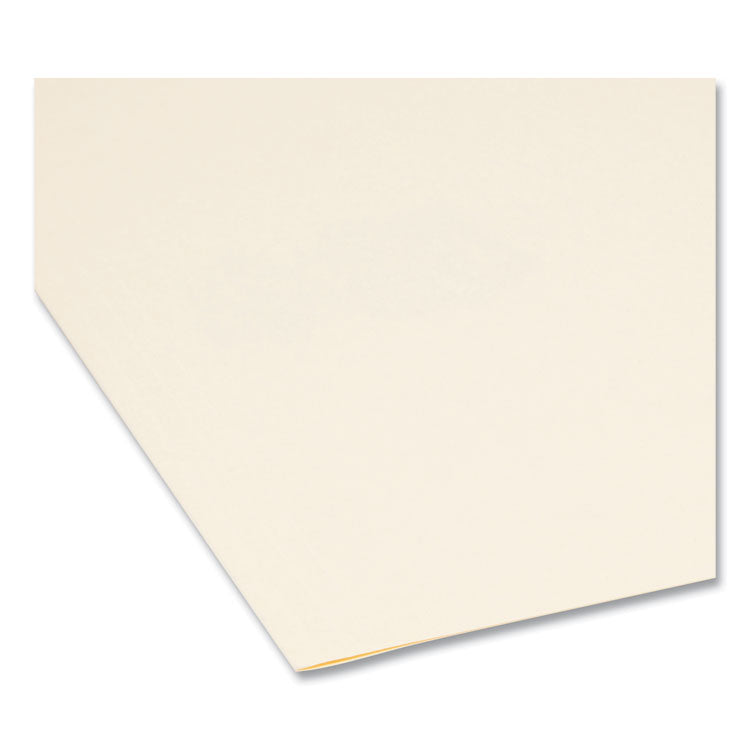Manila File Folders, 1/5-Cut Tabs: Assorted, Letter Size, 0.75" Expansion, Manila, 100/Box