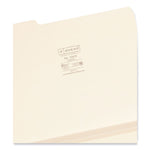 Expandable Heavyweight File Folders, 1/3-Cut Tabs: Assorted, Letter Size, 1.5" Expansion, Manila, 50/Box