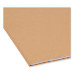 Heavyweight Kraft File Folder, Straight Tabs, Letter Size, 0.75" Expansion, 11-pt Kraft, Brown, 100/Box