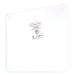 Reinforced Top Tab Colored File Folders, Straight Tabs, Letter Size, 0.75" Expansion, White, 100/Box