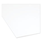 Reinforced Top Tab Colored File Folders, Straight Tabs, Letter Size, 0.75" Expansion, White, 100/Box