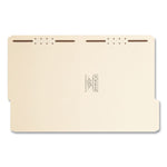 Top Tab Fastener Folders, 1/3-Cut Tabs: Right, 0.75" Expansion, 2 Fasteners, Letter Size, Manila Exterior, 50/Box