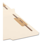 Top Tab Manila Expansion Fastener Folders, 1.5" Expansion, 2 Fasteners, Letter Size, Manila Exterior, 50/Box