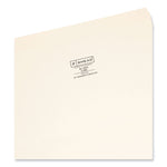 Reinforced Tab Manila File Folders, Straight Tabs, Legal Size, 0.75" Expansion, 11-pt Manila, 100/Box