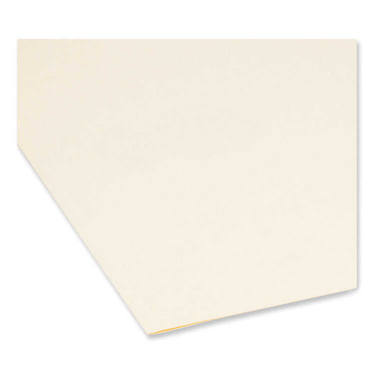 Manila File Folders, 1/2-Cut Tabs: Assorted, Legal Size, 0.75" Expansion, Manila, 100/Box