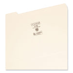 Reinforced Tab Manila File Folders, 1/3-Cut Tabs: Assorted, Legal Size, 0.75" Expansion, 14-pt Manila, 100/Box