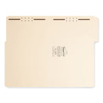 SuperTab Reinforced Guide Height Fastener Folders, 11-pt Manila, 0.75" Expansion, 2 Fasteners, Legal Size, Manila, 50/Box