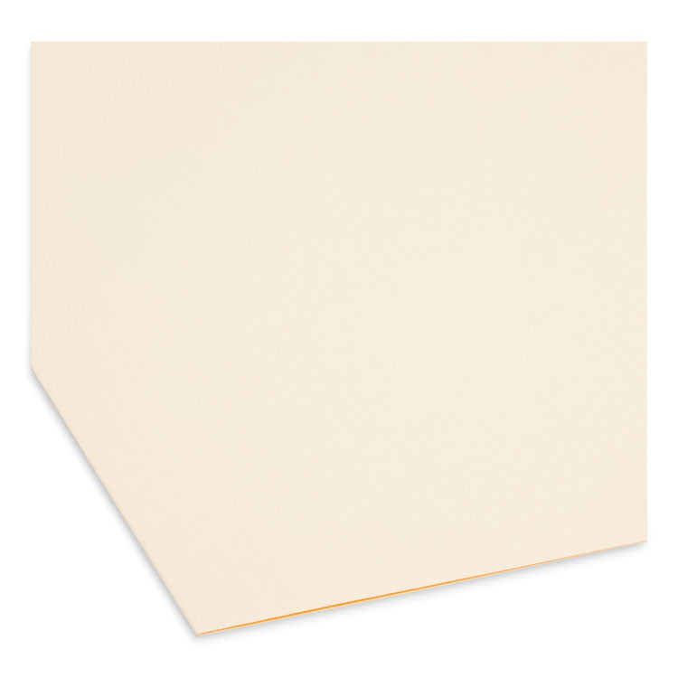 SuperTab Reinforced Guide Height Fastener Folders, 11-pt Manila, 0.75" Expansion, 2 Fasteners, Legal Size, Manila, 50/Box