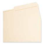 Top Tab Fastener Folders, Guide-Height 2/5-Cut Tabs, 0.75" Expansion, 2 Fasteners, Legal Size, 11-pt Manila, 50/Box