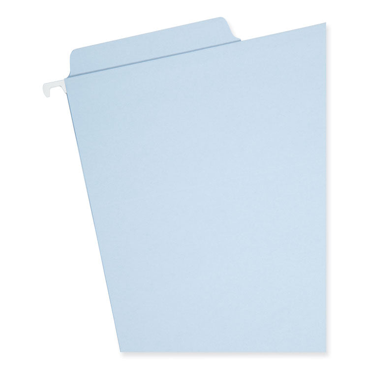 FasTab Hanging Folders, Letter Size, 1/3-Cut Tabs, Assorted Earthtone Colors, 18/Box