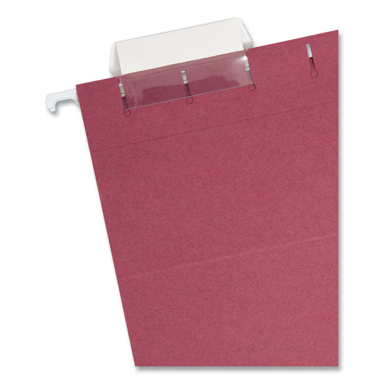 Colored Hanging File Folders with 1/5 Cut Tabs, Letter Size, 1/5-Cut Tabs, Assorted Jewel Tone Colors, 25/Box