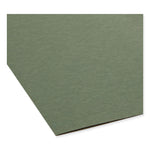 Box Bottom Hanging File Folders, 2" Capacity, Letter Size, Standard Green, 25/Box