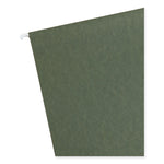 Box Bottom Hanging File Folders, 3" Capacity, Letter Size, Standard Green, 25/Box