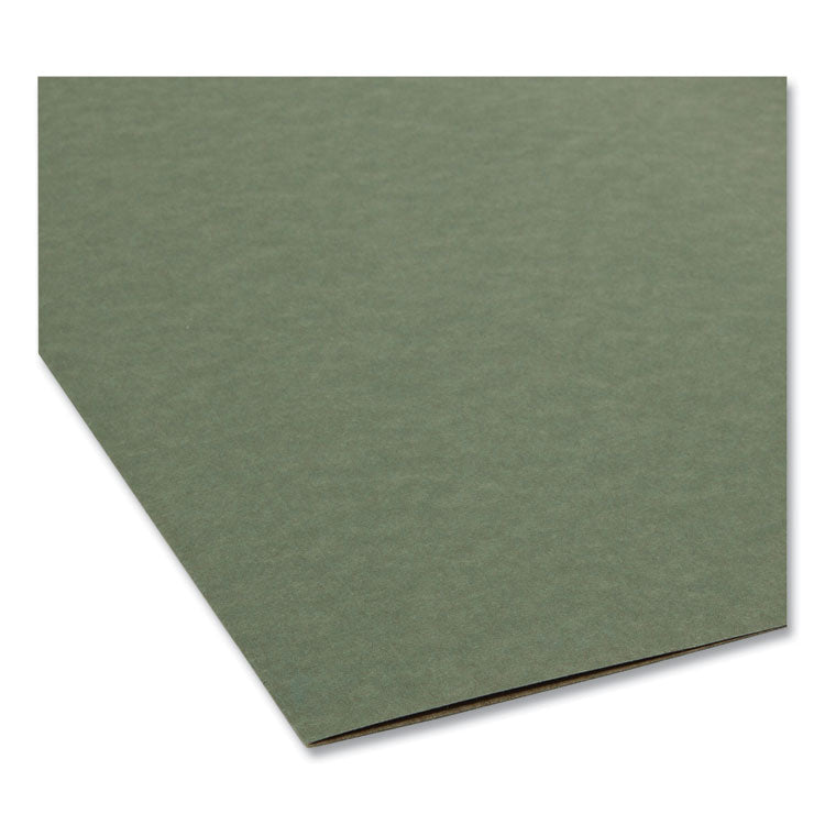Box Bottom Hanging File Folders, 2" Capacity, Legal Size, Standard Green, 25/Box