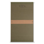 Box Bottom Hanging File Folders, 2" Capacity, Letter Size, Standard Green, 25/Box
