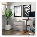 Lateral File, 2 Legal/Letter-Size File Drawers, Light Gray, 30" x 18.63" x 28"