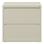 Lateral File, 2 Legal/Letter-Size File Drawers, Putty, 30" x 18.63" x 28"