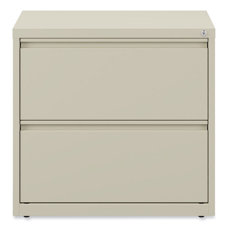 Lateral File, 2 Legal/Letter-Size File Drawers, Putty, 30" x 18.63" x 28"