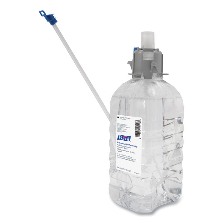 Professional Mild Foam Soap Refill, For CX, CXi, CXT Dispensers, Fragrance-Free, 1,500 mL, 4/Carton
