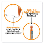 Xtra-Smooth Bright Edition Mechanical Pencils, 0.7 mm, HB (#2), Black Lead, Assorted Barrel Colors, 24/Pack, 6 Packs/Carton